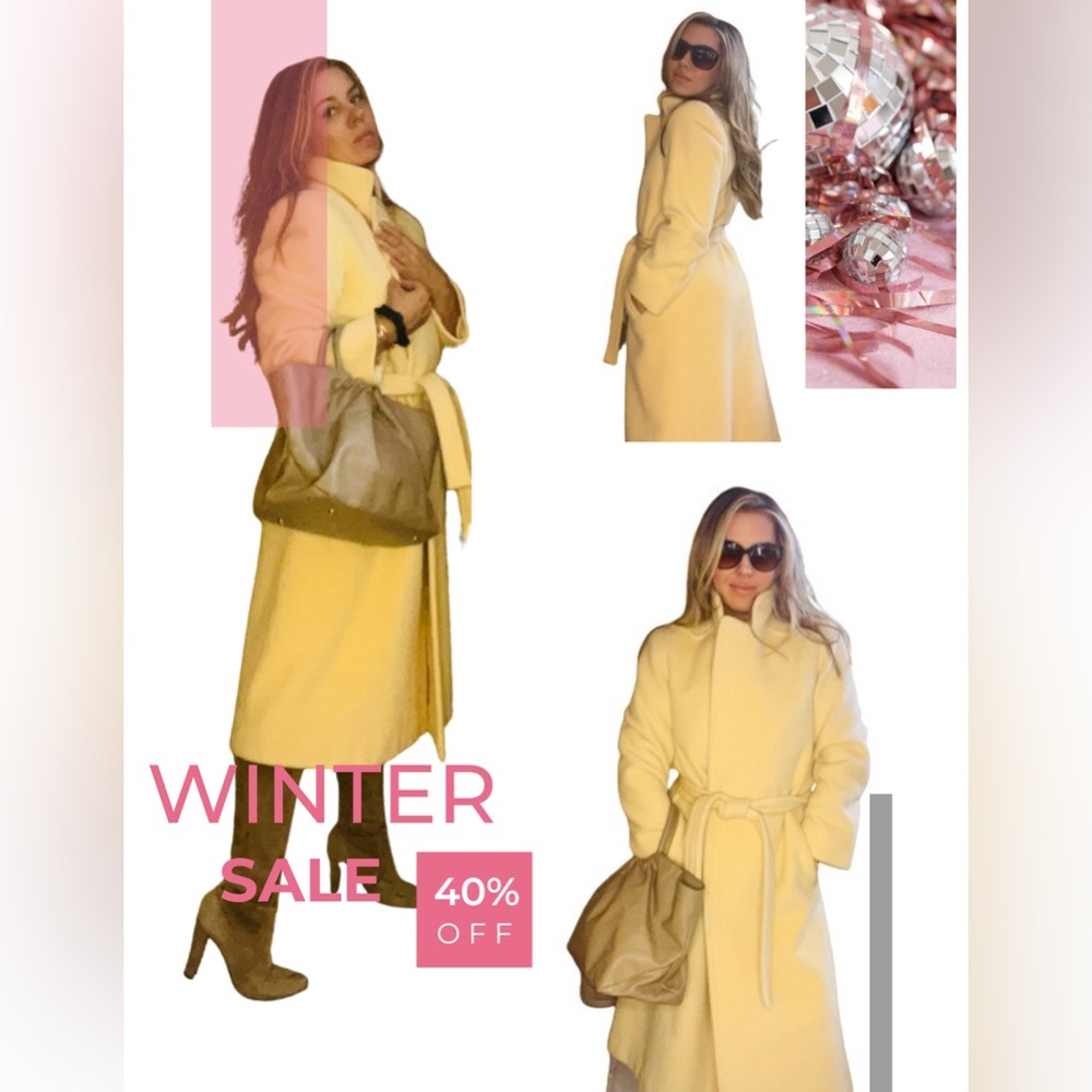 Camel designer coat. Pristine condition with no defects. - Picture 3 of 9